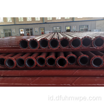 Uhmwpe pipa baja lined pipa plastik baja komposit